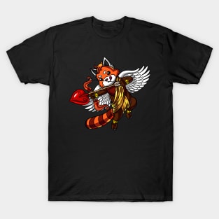 Red Panda Bear Cupid T-Shirt